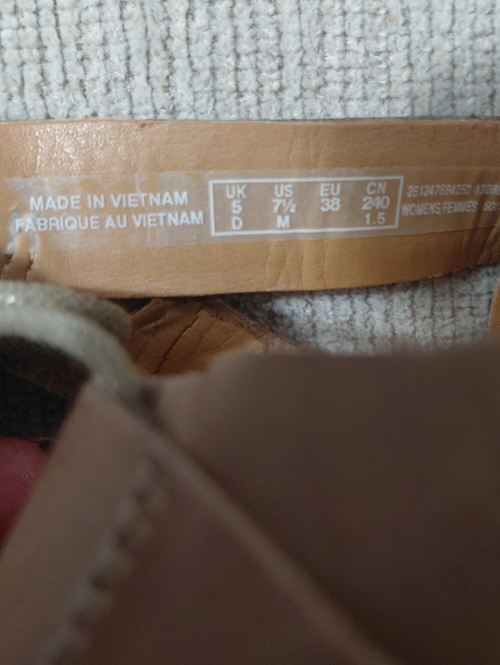 Clarks Taupe Lace-Up Wedge Sandals - Picture 11 of 13